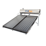 Neo Sun Copper 2 Panel Set Solar Water Heater