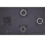 Elica 4 Burner Tempered Glass Gas Stove