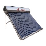 HI Sun 25 Tube Solar Water Heater