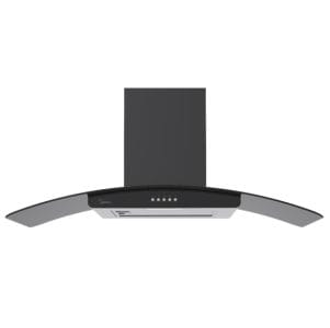 Midea 90 cm Curved Glass Kitchen Chimney