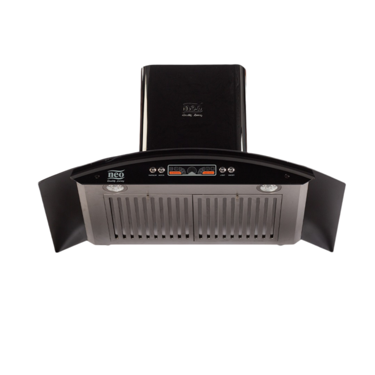 Neo Glass Hood Baffle Filter Chimney