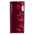 CG 190 Liter Single Door Refrigerator Red