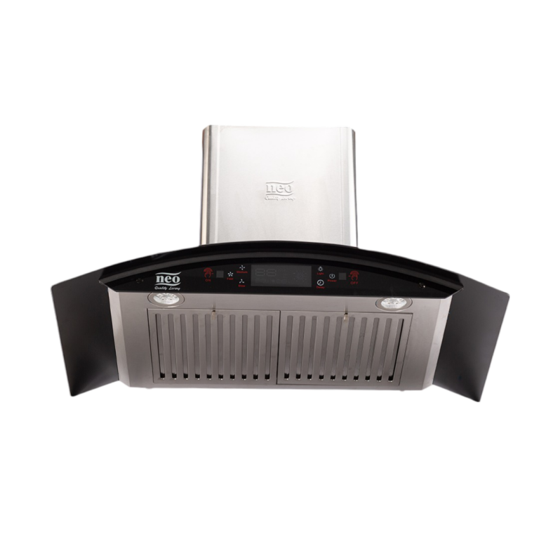 Neo Glass Hood Baffle Touch Kitchen Chimney