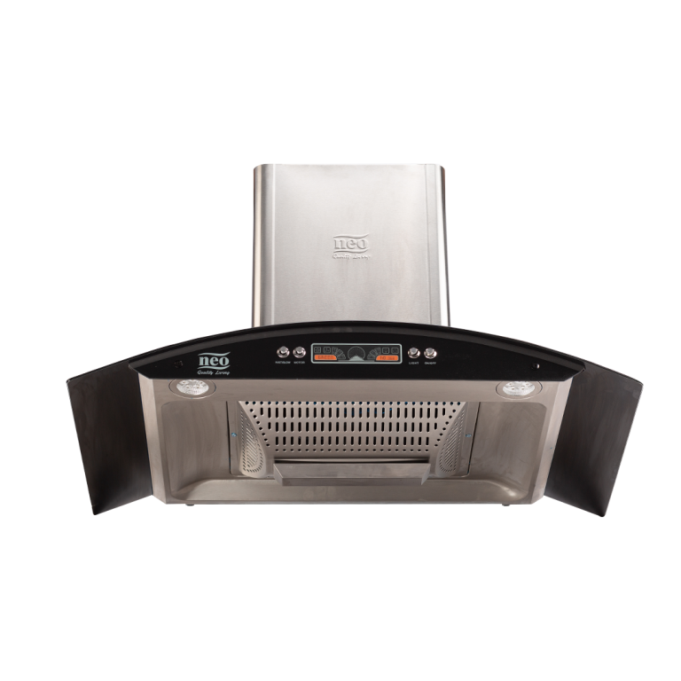 Neo Glass Hood Digital Kitchen Chimney