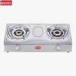Baltra Silver 2 Burner Gas Stove