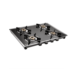 Bencardo 4 Burner Slim Black Gas Hob